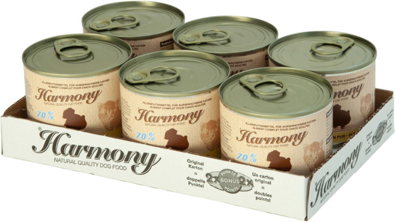 Harmony Cat Natural Nassfutter Truthahn pur 6x200g