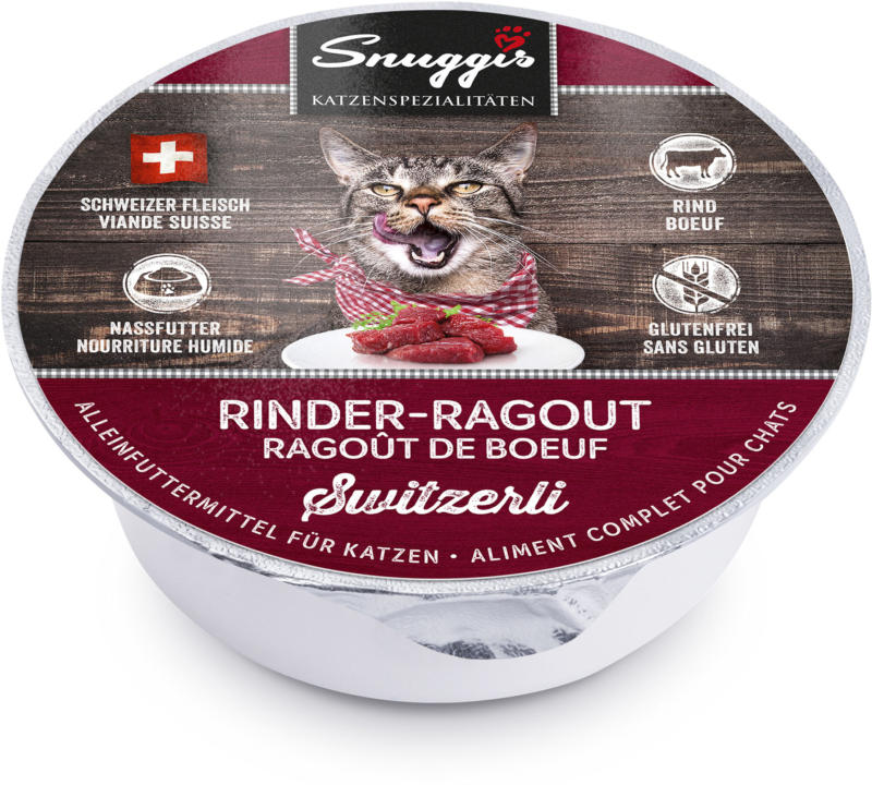 Snuggis Switzerli Ragoût de boeuf 24x85g