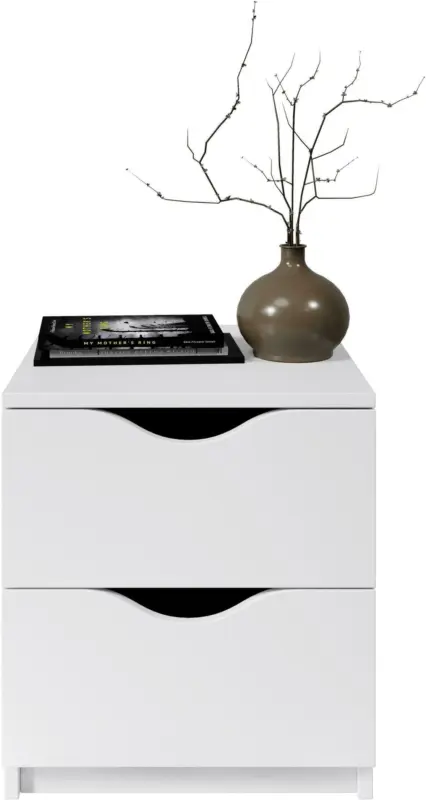 Nachtkästchen 'Luki', weiß