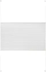Plissee Light in Weiß ca. 100x130cm