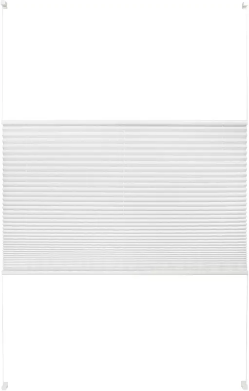 Plissee Light in Weiß ca. 100x130cm