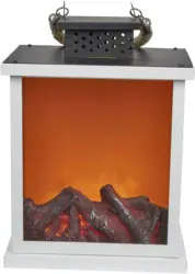 LED-Laterne Eleni in Weiß