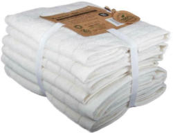 Handtuch Set Caithana Bio Baumwolle in Weiß, 6 Stück