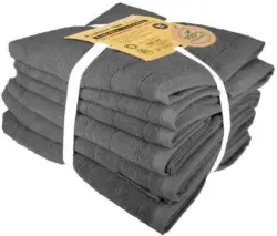 Handtuch Set Caithana Bio Baumwolle in Anthrazit, 6 Stk.