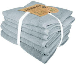 Handtuch Set Caithana Bio Baumwolle in Blau, 6 Stück