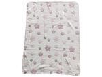 Plaid BABIES FLANNEL 75x100cm bianco