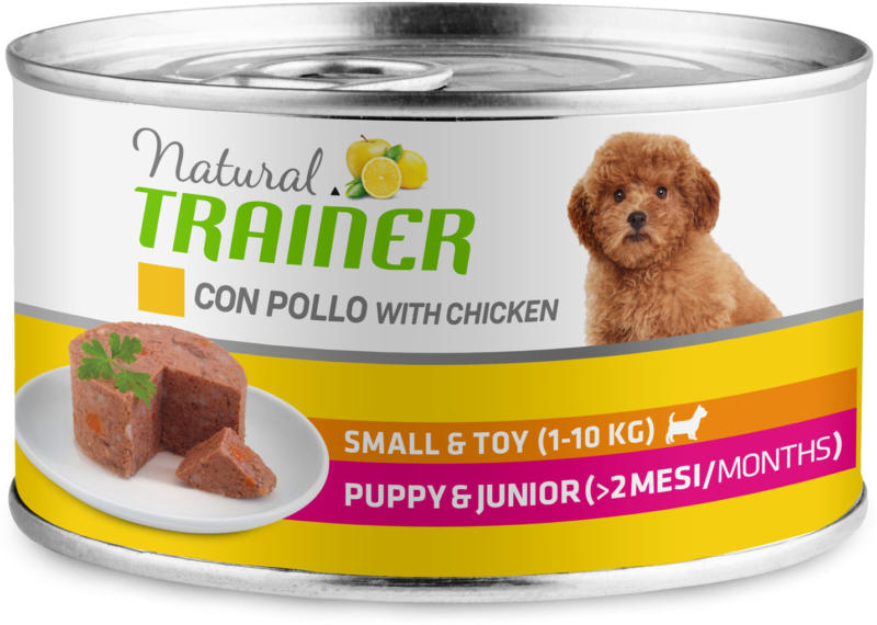 Trainer Hundefutter Natural Small & Toy Puppy & Junior Huhn 24x150g