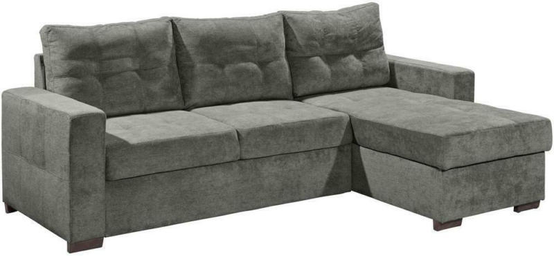 Ecksofa mit Schlaffunktion + Bettkasten Adone, Stoffbezug