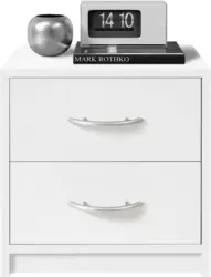 Nachtkästchen 'Pepe', weiß