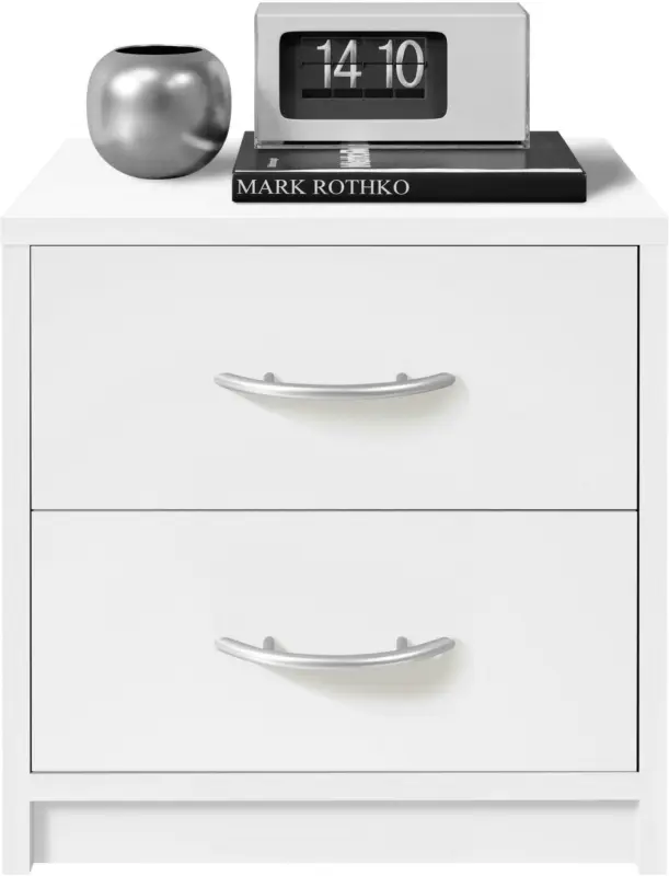 Nachtkästchen 'Pepe', weiß