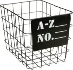 mömax Korb Mode aus Eisen in Schwarz