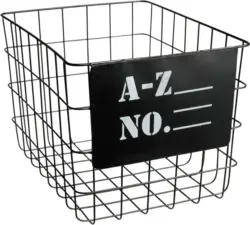 Korb Mode aus Eisen in Schwarz