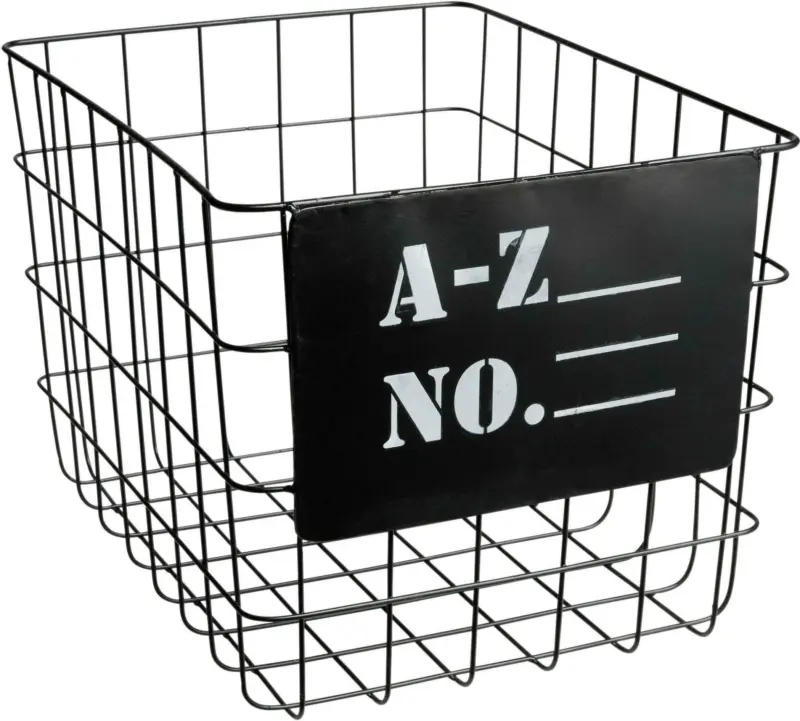 Korb Mode aus Eisen in Schwarz