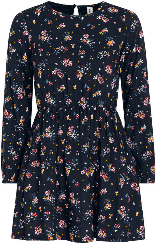 Mädchen Kleid mit floralem Allover-Motiv (Nur online)
