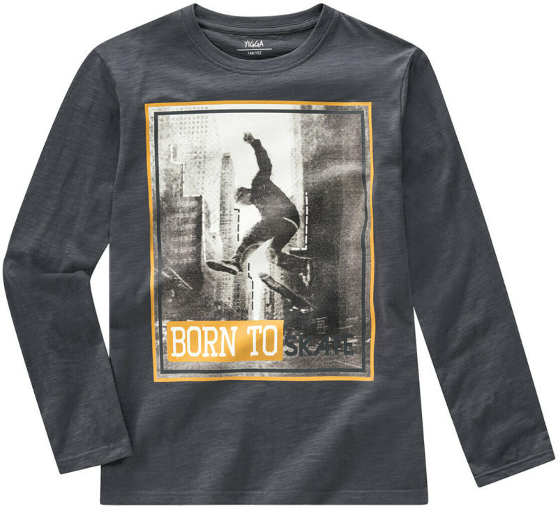 Jungen Langarmshirt mit Foto-Print