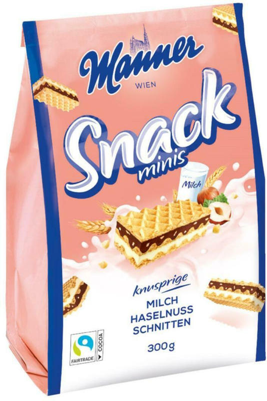 Manner Schnitten Minis Haselnuss