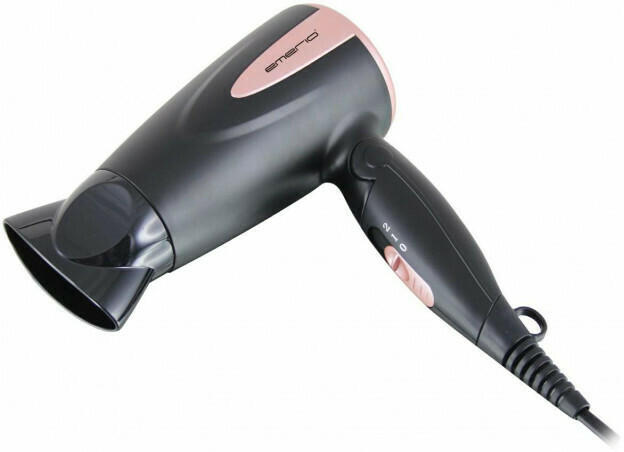 Emerio Reisehaartrockner HD-112870.1 schwarz/roséfarbig klappbar