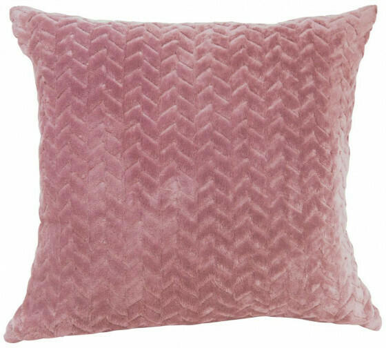 Dekokissen Zick Zack rosé 50 x 50 cm