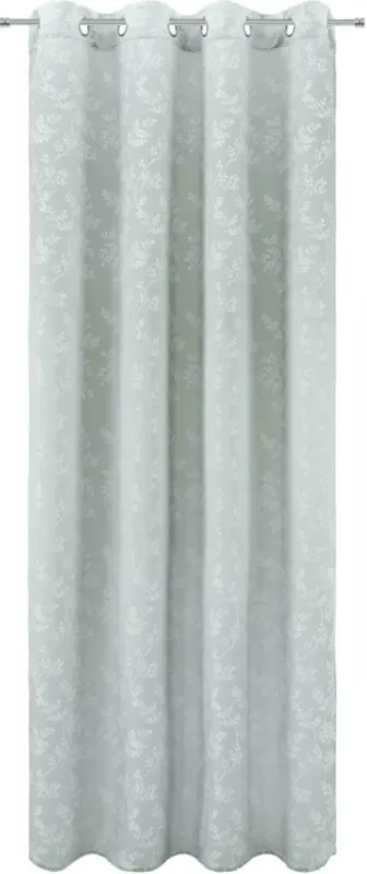 Fertigvorhang Gräser in Silberfarben ca. 140x245cm