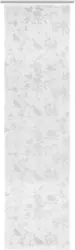 Flächenvorhang Blume/Vogel in Weiß ca. 60x245cm