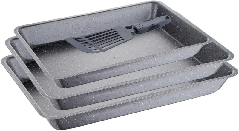 Backblech Bake Marble, 3-teilig