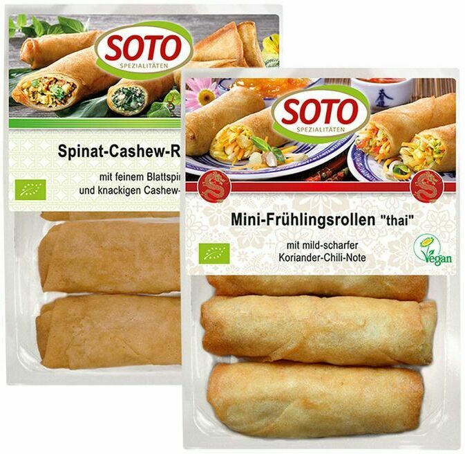 Vegane Bio-Teigröllchen