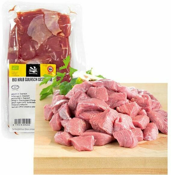 Zartes Bio-Kalbsgulasch