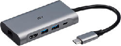 ISY IAD-1022 - Adaptateur USB type C (Argent)
