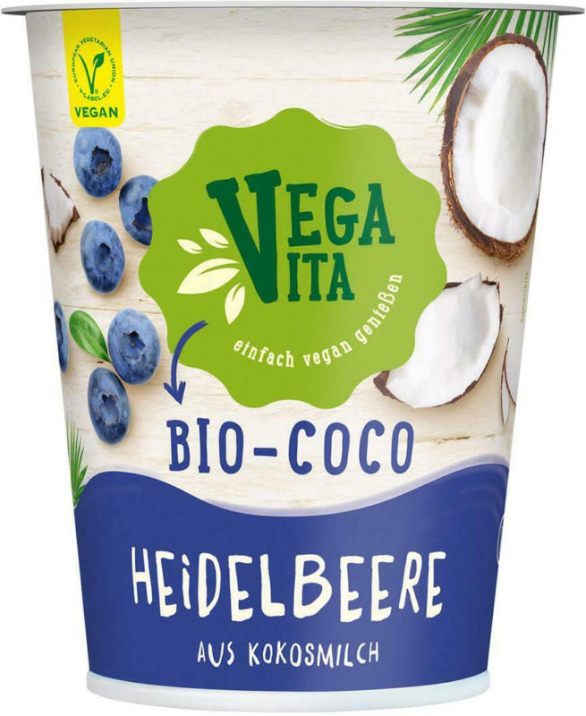 Vegavita Kokosgurt Heidelbeere