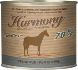 Harmony Dog Natural Nassfutter Pferd Pur 6x200g