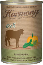 Harmony Dog Agneau avec citrouille, courgette, millet & aneth 6x400g