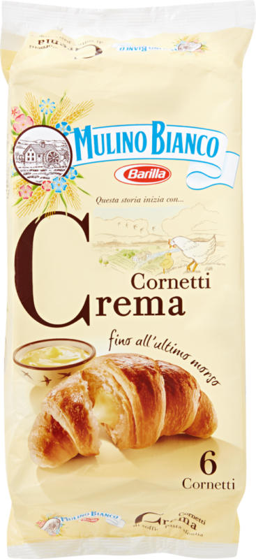 Cornetti Mulino Bianco, Crema, 6 pièces, 300 g