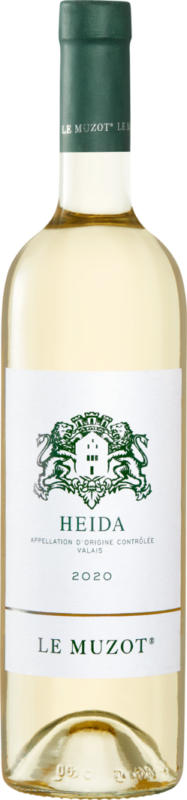 Le Muzot Heida AOC Valais, 2019, Valais, Suisse, 75 cl