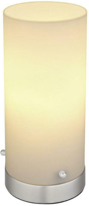 LED-Tischleuchte Cyli D: 11 cm Nickel Matt