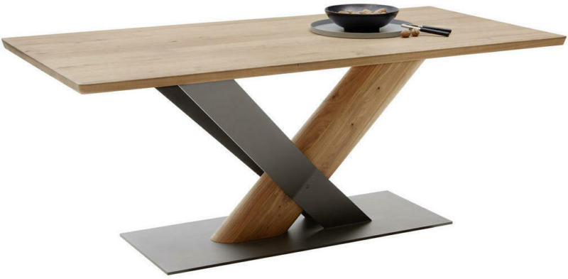 Esstisch in Holz, Metall 190/95/76 cm