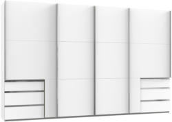Schwebetürenschrank mit Laden 350cm Level 36a, Weiß