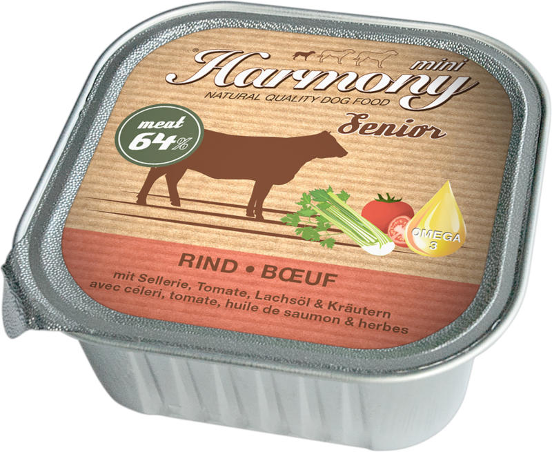 Harmony Dog Natural Senior Rind 11x150g
