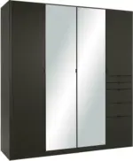 mömax Dornbirn - Ihr Trendmöbelhaus in Dornbirn Drehtürenschrank in Graphitfarben ca. 181x197x54cm