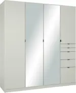 mömax Dornbirn - Ihr Trendmöbelhaus in Dornbirn Drehtürenschrank in Weiß ca. 181x197x54cm