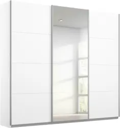 Schwebetürenschrank in Weiß ca. 203x210x62cm