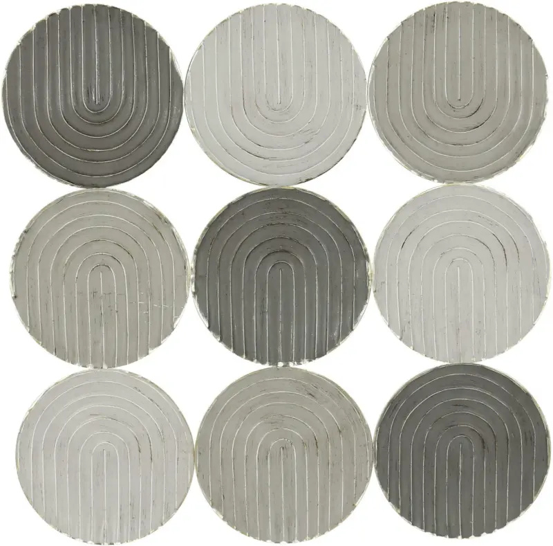 Wanddeko Suna aus Metall ca. 79x79x3,5cm