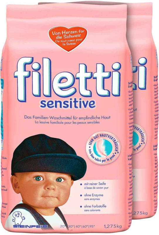 Filetti Pulver Sensitive 2 x 1.275 kg -