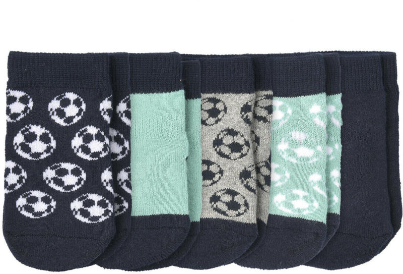 5 Paar Baby Frottee-Socken mit ABS-Sohle