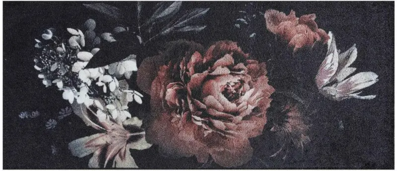 Läufer Bella Rosa in Anthrazit ca. 67x150cm