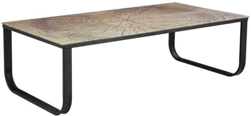 Couchtisch Forest Glas, Baumstammoptik