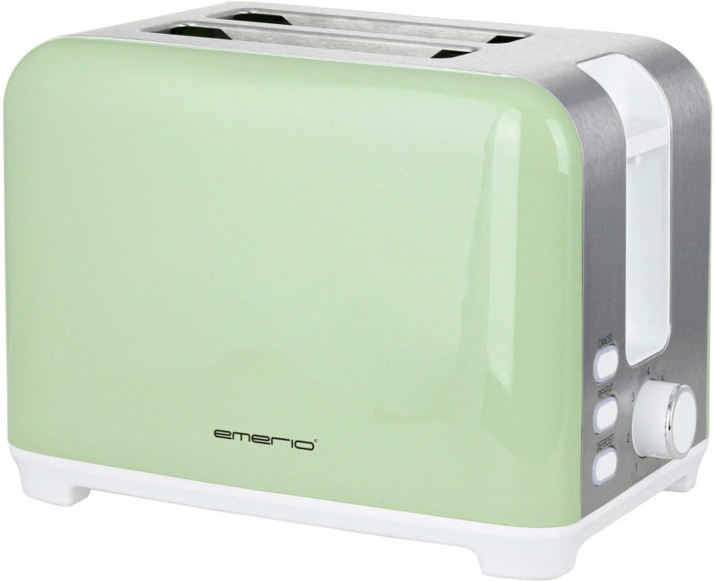 Toaster Ilsa aus Edelstahl in Grün