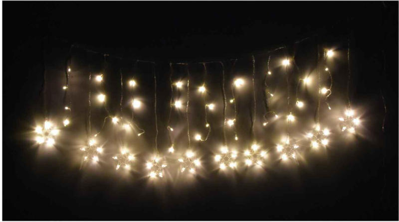 Catena luminosa stelle bianco caldo -