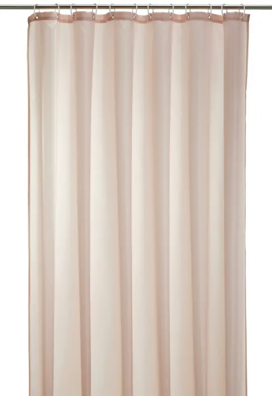Duschvorhang Uni in Rosa ca. 180x200cm