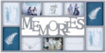 Möbelix Bilderrahmen Collage Memories Grau, 10 Bilder, 71,5x36,5 cm