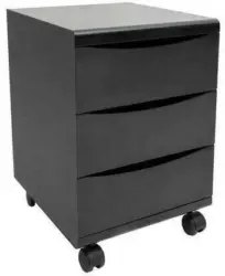 Rollcontainer in Schwarz